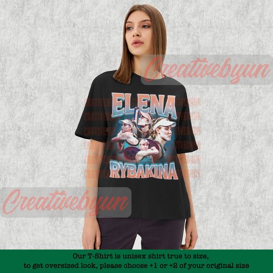 Elena Rybakina Shirt, Elena Rybakina Vintage Shirt, Elena Rybakina Fan Shirt, Elena Rybakina Homage Tshirt