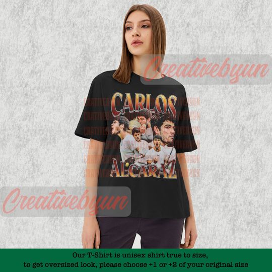 Carlos Alcaraz Shirt, Carlos Alcaraz Vintage Shirt, Carlos Alcaraz Fan Shirt, Carlos Alcaraz Homage Tshirt