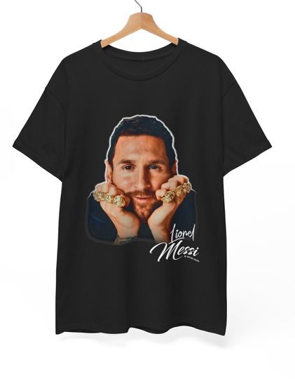 Lionel Messi Retro Vintage 90s Bootleg Soccer T-shirt for Men and Women
