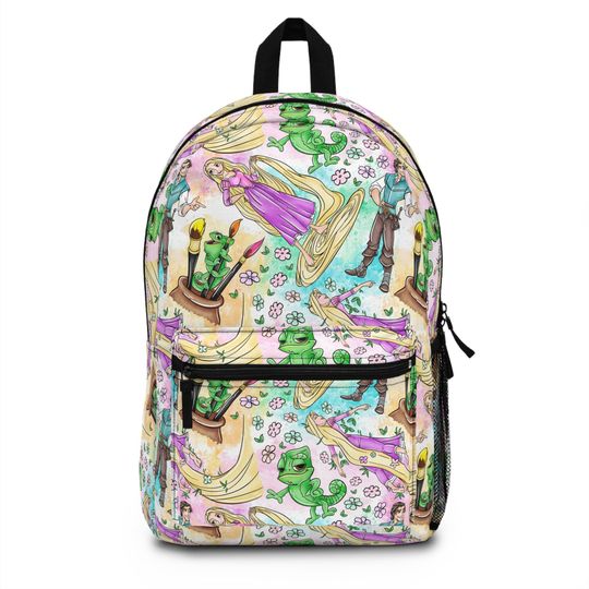 Disney Rapunzel  Backpack, Back to School Book Bag, Disney Bag, Kids Backpack