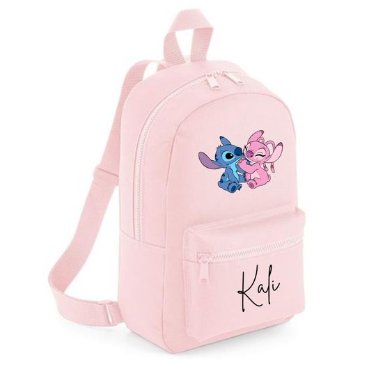 Personalised Stitch Backpack ANY NAME Back To School Bag Backpack