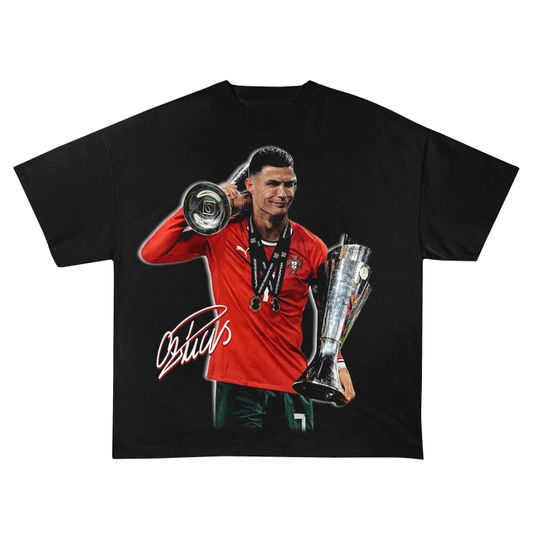 Cristiano Ronaldo CR7 Football T-shirt – Madrid and Portugal Fan Tee
