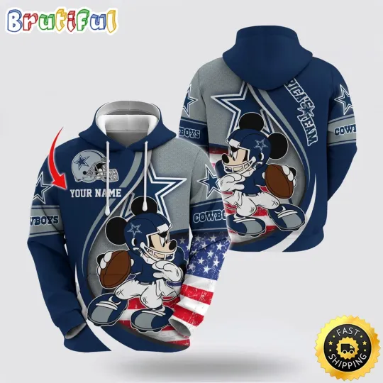 Personalized Dallass Team Cowboyss 3D Hoodie, Hoodie For Men and Women