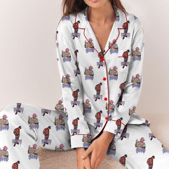 Chris Brown Album Pajamas Set, Breezy Bowl Pajamas, Chris Brown Tour Breezy Bowl XX