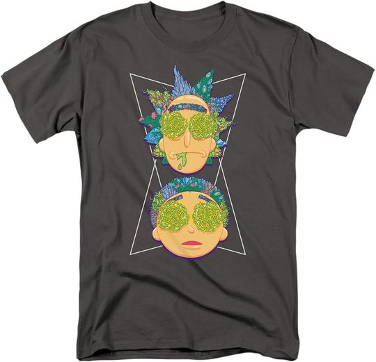 Popfunk Rick and Rickandmorty Portal Eyes Unisex Adult T Shirt