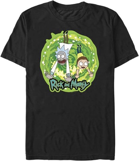 Rick And Rickandmorty Men's Ram Portal T-Shirt