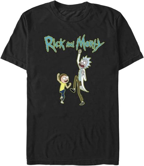 Rick And Rickandmorty Big & Tall Fist Pump Men's Tops Short Sleeve Tee Shirt