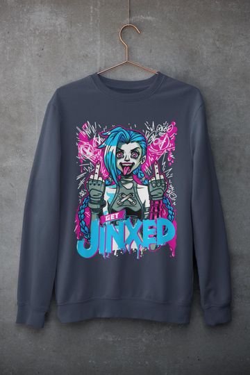 Jinx Arcane sweatshirt, Gaming sweatshirt, Gaming Legend Apparel