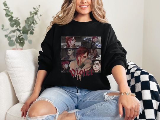 Arcane Merch, Arcane Sweatshirt, Vi Arcane, League of Legends