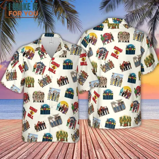 King Of The Hill Hawaiian Button Down Shirt