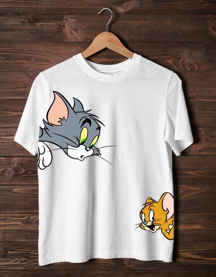 Tom and Jerry T-shirt — Vintage Cartoon Graphic Tee, Classic Animation Merch