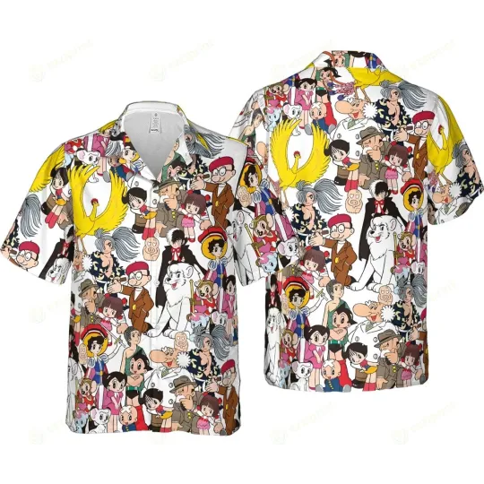 Astro Boy Hawaiian Button Down Shirt