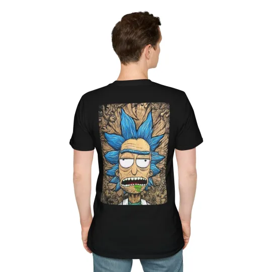 Cool Rick & Rickandmorty Graphic Unisex T-Shirt, Funny Gift, Cartoon Tee, Geek Apparel,