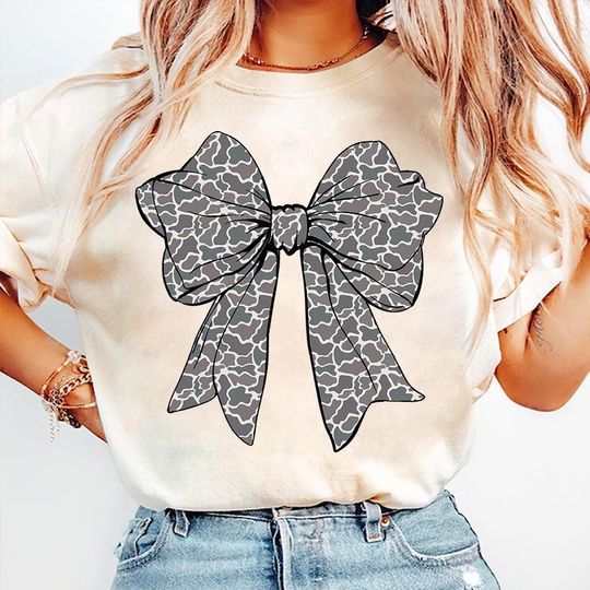Camo Coquette Bow Shirt, Coquette Camouflage bow Shirt, Mama png, Retro Camo Girl Shirt