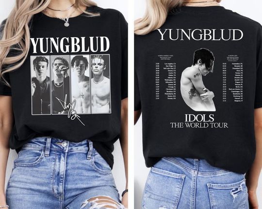 Yungblud 2025 Concert Shirt, 2025 Yungblud Idols World Tour Shirt, Yungblud Idols Shirt