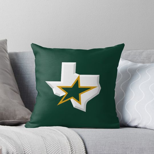Texas 2.0 Dallas Stars logo Pillow, Gift for Fan