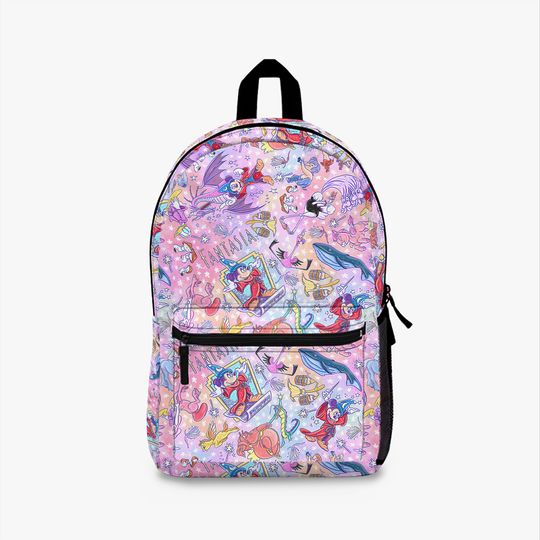 Sorcerer Mickey and his Fantasia Friends - Backpack with Multiple Pockets