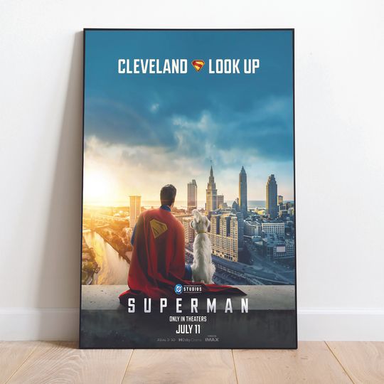 Superman Movie Poster - Premium Matte Vertical - In Theaters July 11, 2025