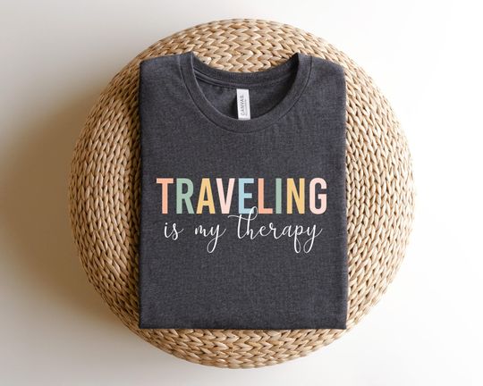 2024 Travel Shirt, Travel Is My Therapy Shirt, Traveler Gift, Travel Buddies Shirt