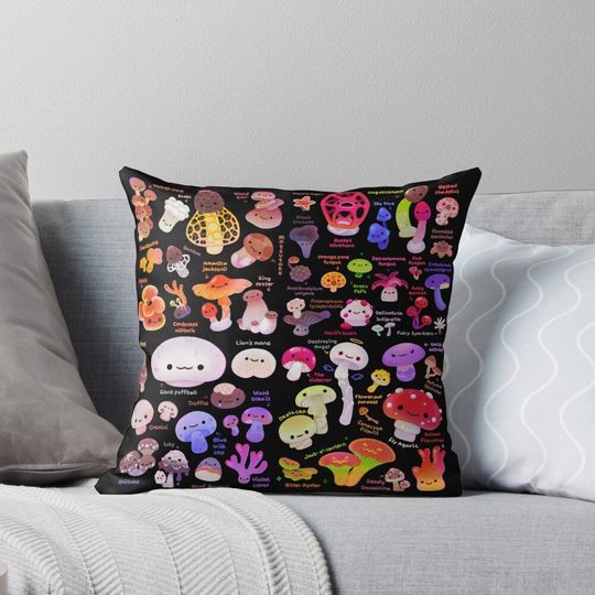 Mushroom - name Pillow