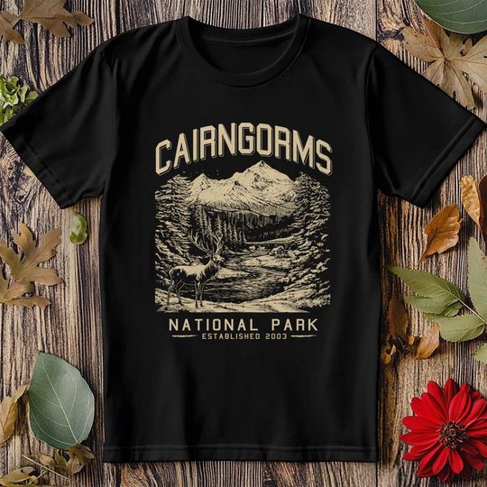Cairngorms World Travel & Places Classic Graphic Tee