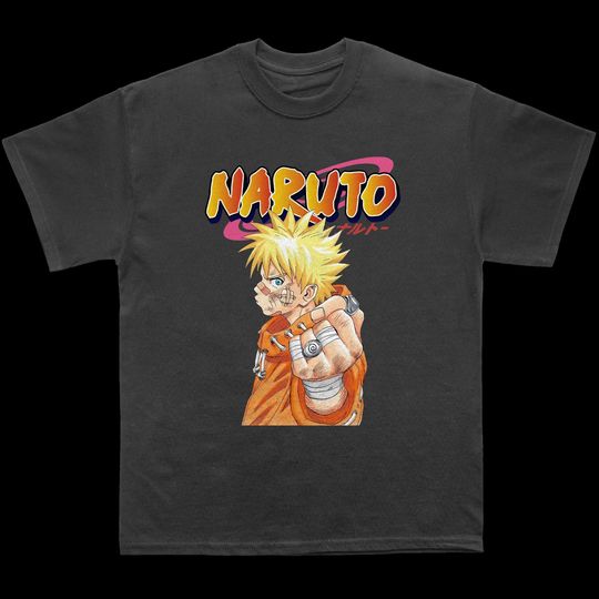 Vintage Ninja Shirt | Vintage Anime Narutoo | Unisex Heavy Duty Boxy Fit