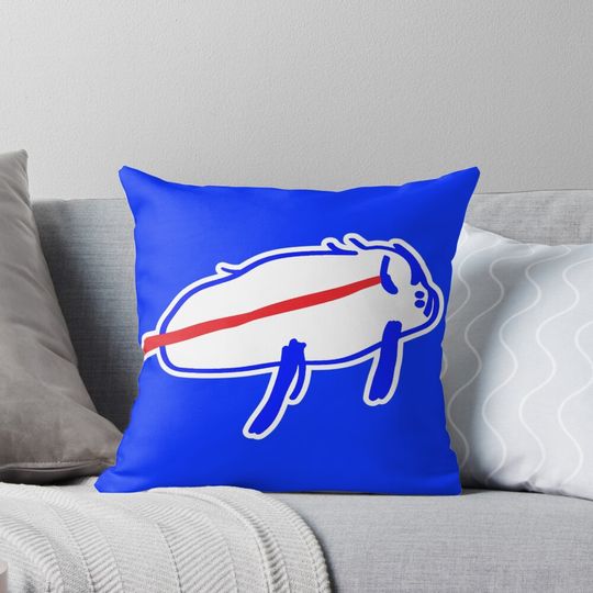 Josh Allen Drawing Pillow, Gift for Fan