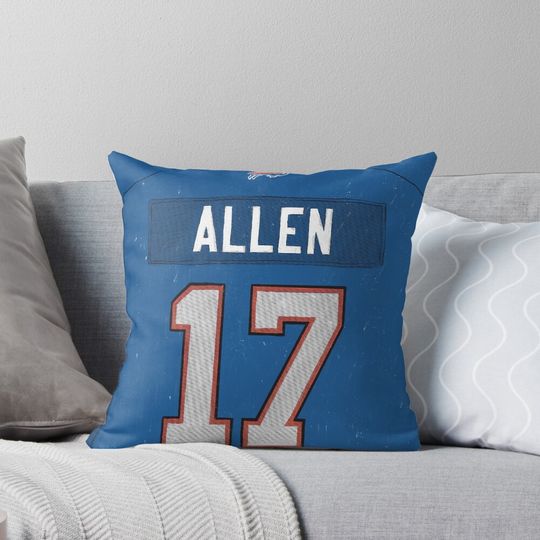 Josh Allen Pillow, Gift for Fan