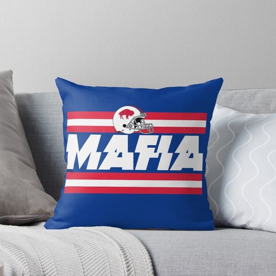 buffalo bills mafia  Pillow, Gift for Fan