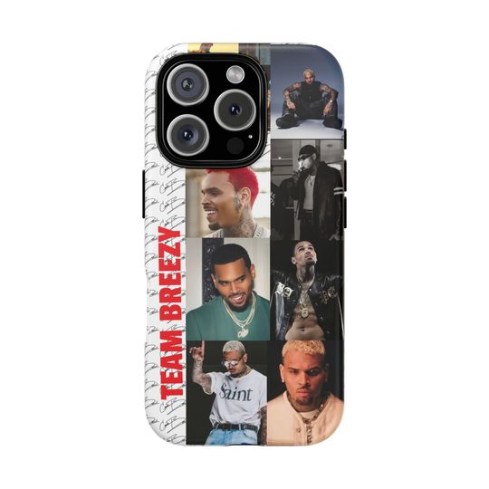 Chris Brown IPhone Case Breezy Bowl Tough Cases, Hip Hop Music Lover Gift