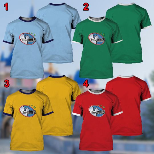 Disney Channel Games 3D T-Shirt, Disney Channel All Over Print Shirt, Disney Costume T-Shirt, Mickey Mouse Ears Channel Cosplay Costume Tee