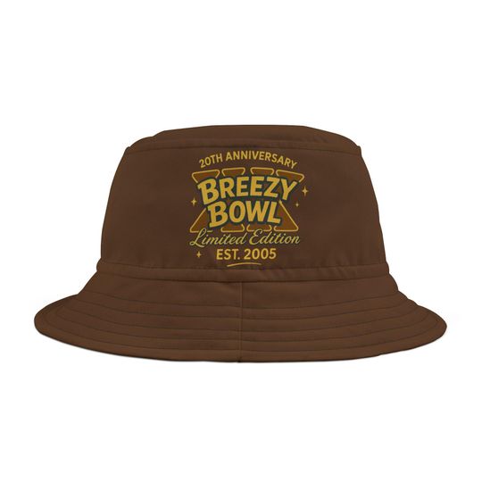 Breezy Bowl XX Bucket Hat Chris Brown, Trendy Outdoor Hat, Summer Festival Accessory