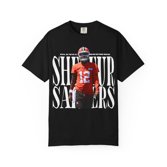 Shedeur Sanders Cleveland Browns T-Shirt Vintage Football Graphic Unisex Game Day Apparel
