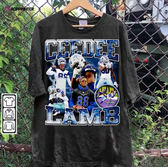 CeeDee Lamb T-Shirt, Football Vintage Tee