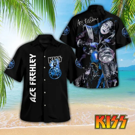 Kiss Band 3D Hawaiian Shirt