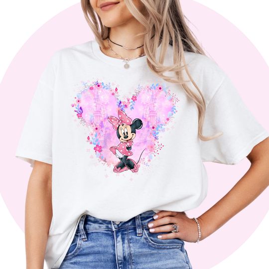 Minnie Mouse Shirt, Custom Birthday Shirt, Disney Trip Tee, Personalised Gift for Mom