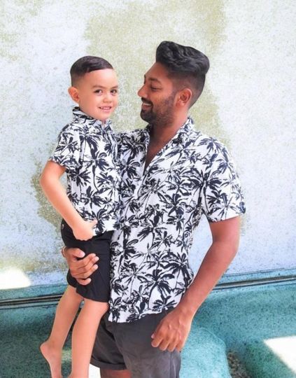 Father and Son Outfit, Father and son matching shirts, dad and baby shirts, Tropical Shirt, Hawaiian Shirt, Vacation shirt, fathers day gift