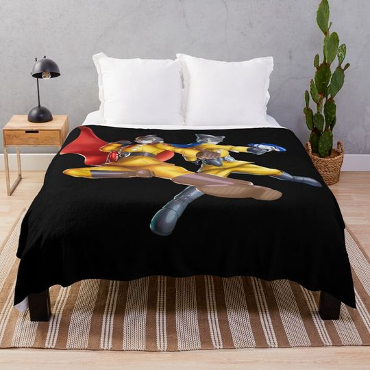 Gamma 1 & 2 Sticker Throw Blanket, Gift for Fan, for All Age