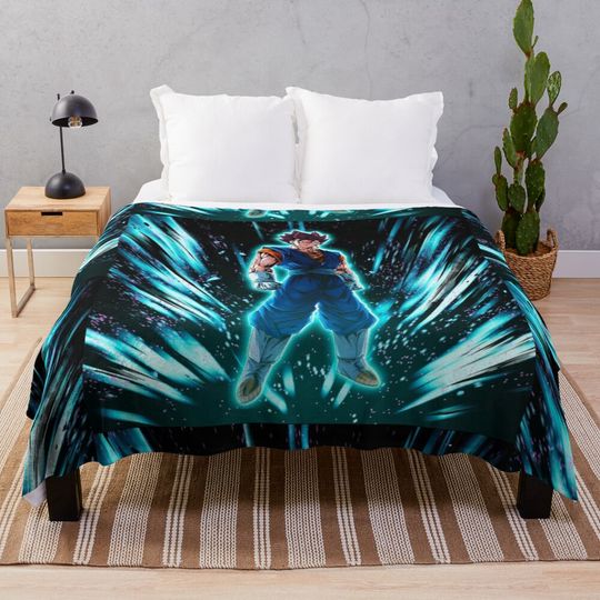 Vegito Super Throw Blanket, Gift for Fan, for All Age