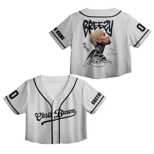 Personalized Chris Brown Crop Top Jersey, Breezy Bowl XX 2025 Shirt, Breezy Bowl Jersey, Breezy Bowl XX 2025 Jersey, Breezy Bowl Tee