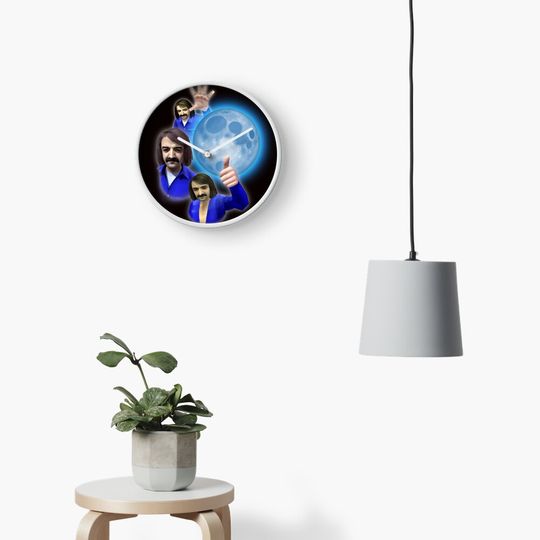 3x Playstation 1 Murat Erdem, aka Turkish Winker, full moon Clock, Funny Wall Clocks Decor