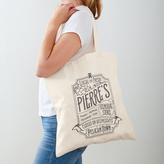 Pierre's General Store Tote Bag, Gift for Women, Birthday Gift