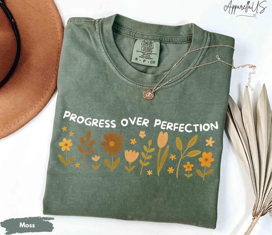 Progress Over Perfection Shirt, Teacher Shirt, Back to School Shirt, Gift for Teacher