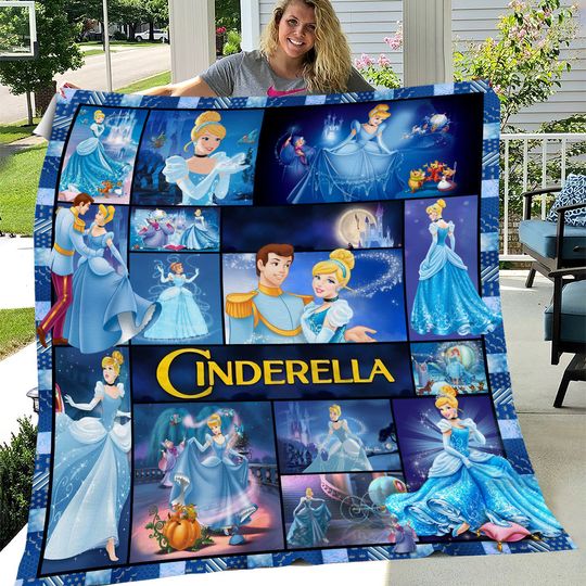 Cinde Princess And Her Prince Disney Blanket