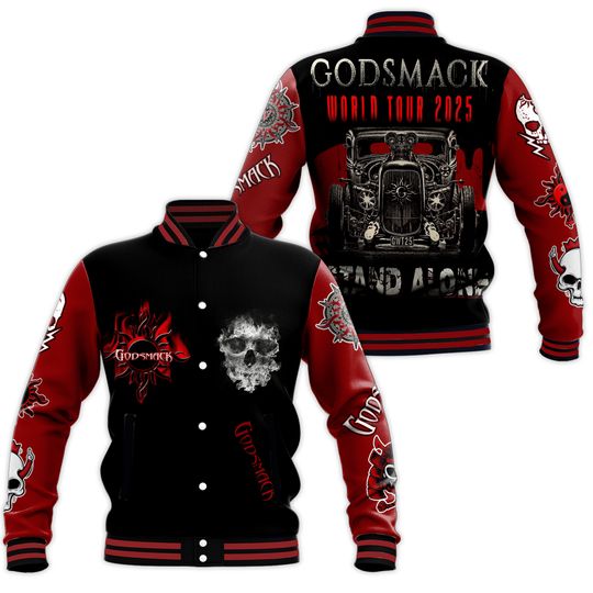Godsmack World Tour 2025 Baseball Jacket