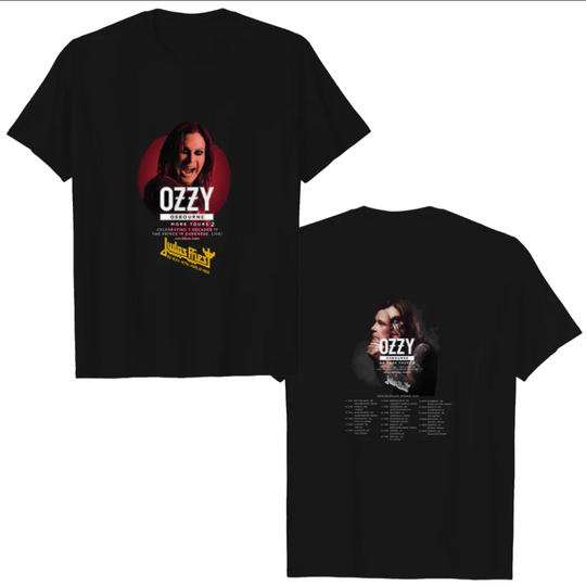 Ozzy Osbourne Tour Dates & Concerts 2023 T Shirt Heavyweight T-shirt Men's