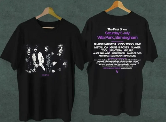 Black Sabbath Ozzy Osbourne Back To The Beginning T-Shirt Heavyweight T-shirt Men's