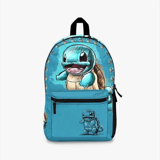 Squirtle Blue Kids School Backpack, School PKM Bag