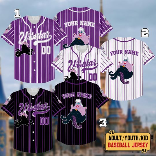 Personalized Disney Snow White Evil Queen Baseball Jersey, Custom Evil Queen Jersey, Halloween Villain Women Shirt, Disney Birthday Gift