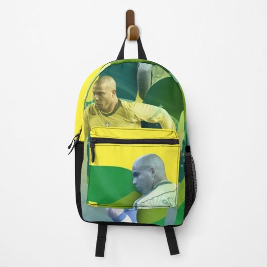 Ronaldo Luis Nazario de Lima   Illustration Backpack, Gift for Fan